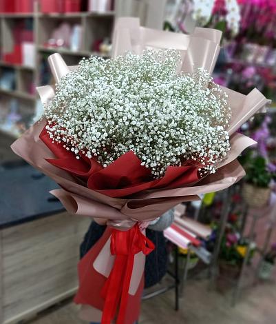 Букет цветов из: Гипсофила в Уваровском